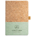 Notes A5 crte 96L šamoa crte pluto i tkanina Stricker KLEE 93277119 svijetlo tirkiz - Slika 3