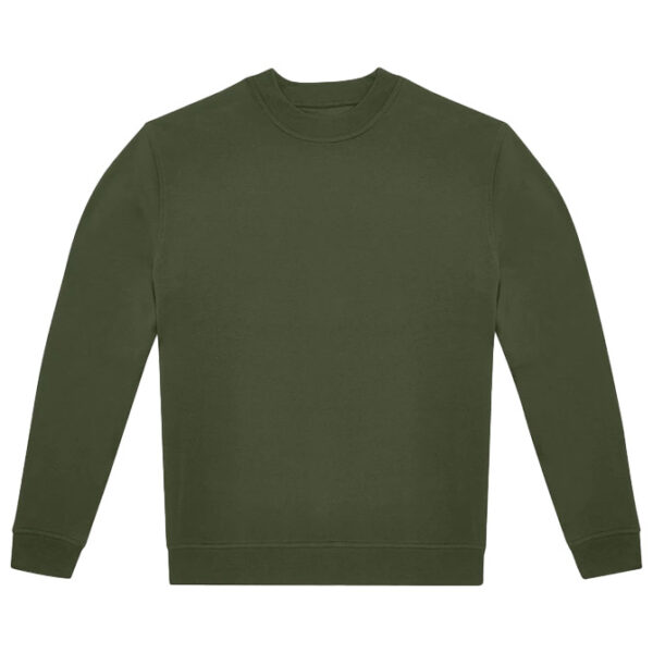 Majica dugi rukavi B&C ID.332 Crew 280g maslinasto zelena 2XL