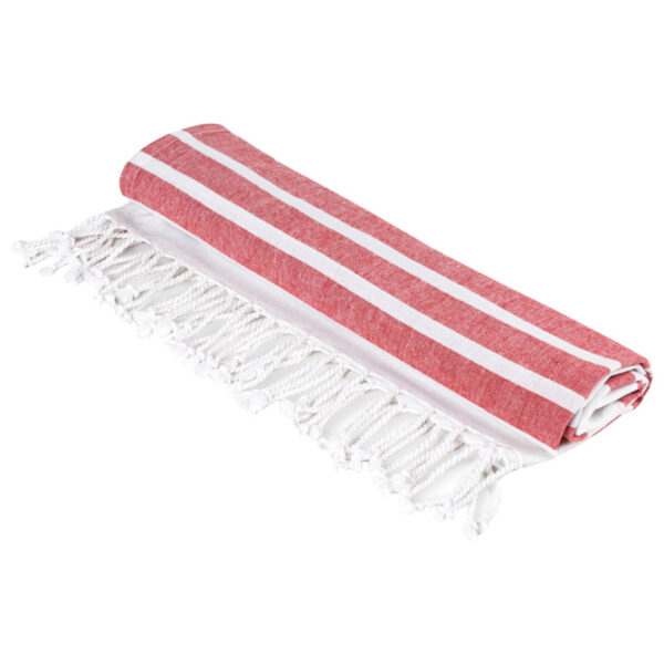 Ručnik pamučni 90x170cm za plažu Stricker SARDENHA 99159105 crven