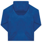 Vjetrovka s kapuljačom zip unisex B&C # Reset Lined Windbreaker tamno plava L - Slika 2