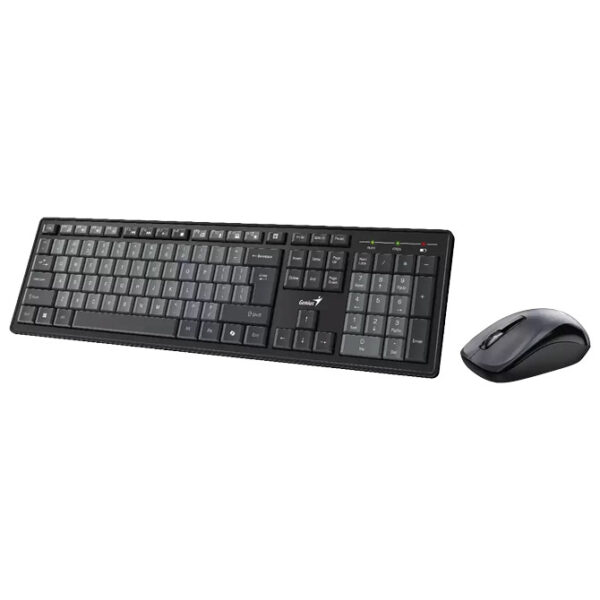 Tipkovnica + Miš bežični KM-8200 Genius crno/siva