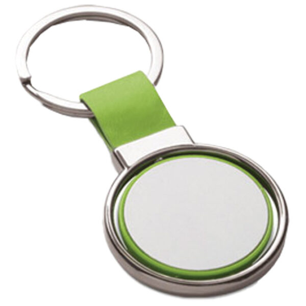 Privjesak za ključeve metalni - umjetna koža Stricker 93177119 svijetlozeleni