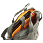 Torba poslovna kožna ženska Exactive  Exacompta 17236 kositar siva - Slika 6