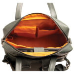 Torba poslovna kožna ženska Exactive  Exacompta 17236 kositar siva - Slika 8