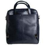 Torba poslovna kožna ženska Exactive Exacompta 17237 tamnoplava - Slika 4