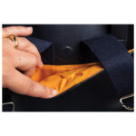 Torba poslovna kožna ženska Exactive Exacompta 17237 tamnoplava - Slika 6