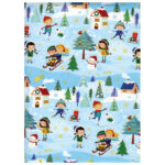 Papir ukrasni rola 100x500 cm novogodišnji Lebez 61051 - Slika 5