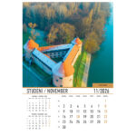 Kalendar "Dvorci i utvrde 2026" 13 listova, spirala - Slika 4
