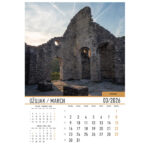 Kalendar "Dvorci i utvrde 2026" 13 listova, spirala - Slika 7