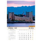 Kalendar "Dvorci i utvrde 2026" 13 listova, spirala - Slika 9