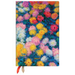 Planer tjedni 2026-9,5x14cm-mini horizontalni s gumicom Monet’s Chrysanthemums Paperblanks DE0732-7