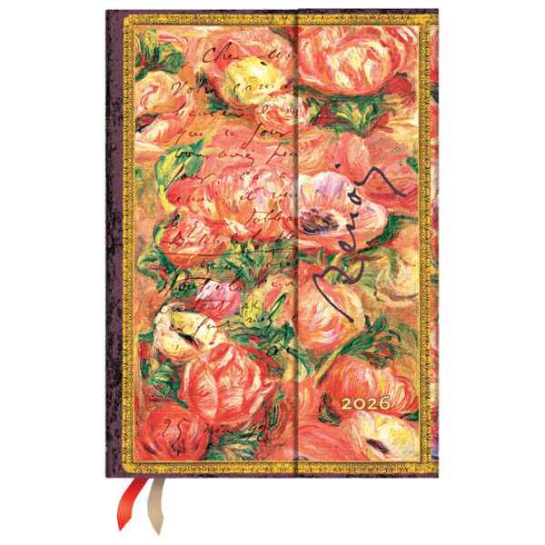 Planer tjedni 2026-13x18cm-midi magnet Renoir, Letter to Morisot Paperblanks DE0761-7