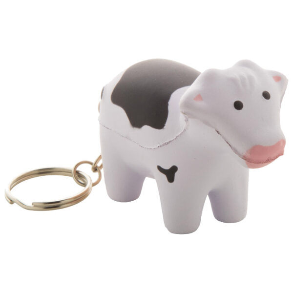 Privjesak za ključeve antistres kravica Anda AP810392 bijela