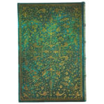 Notes  9x14cm-mini crte  88L s gumicom Emerald Flower Paperblanks PB1317-5 - Slika 3