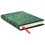 Notes  9x14cm-mini crte  88L s gumicom Emerald Flower Paperblanks PB1317-5 - Slika 4