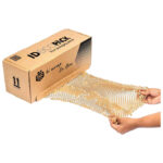 Papir omotni saćasti rola 80g 50cmx50m "bi wrap box" smeđi - u kutiji - Slika 2