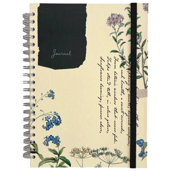 Blok kolegij A4 crte 120L s gumicom Botanical Marker 2435