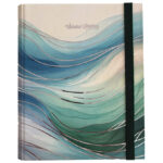 Blok kolegij B5 crte 96L s gumicom Wave 1 Marker 1832