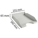 Ladica za spise Ecotray 12306D Fornax siva/bež - Slika 3