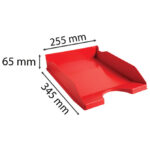 Ladica za spise Ecotray 123107D Fornax crvena - Slika 3