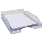 Ladica za spise Ecotray 12310D Fornax prozirno plava - Slika 4