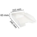 Ladica za spise Ecotray 12323D Fornax prozirna - Slika 3