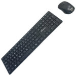 Tipkovnica + Miš bežični MROS107 (HR) slim crna