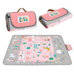 Podloga za piknik i plažu 150x150cm djevojčice-dvorac Perletti 13150