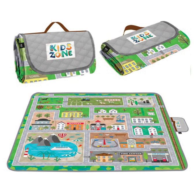 000060828 Podloga za piknik i plažu 150x150cm dječaci-grad Perletti 13151 - Slika 1