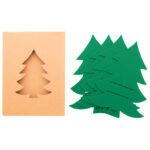 Držač za pribor za jelo od filca Anda AP845192-07 pk4 oblik bor zeleni - Slika 2