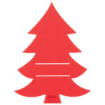 Držač za pribor za jelo od filca Anda AP845192-05 pk4 oblik bor crveni