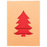 Držač za pribor za jelo od filca Anda AP845192-05 pk4 oblik bor crveni - Slika 3