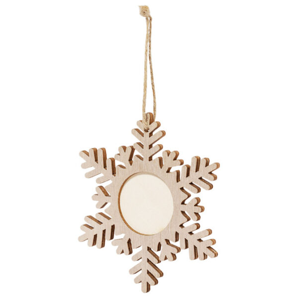 Ukras drveni pahuljica Makito 20116 natur