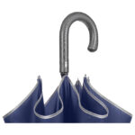 Kišobran automatik s plastičnom ručkom Golf Technology XXL Perletti 21822 plavi, reflektirajući rub - Slika 2