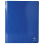 Fascikl mehanika euro prešpan karton A4 355g Exacompta 380807B tamnoplavi