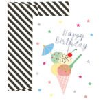 Čestitka 10,5x14,8cm Happy birthday Stewo 5203 60 blister