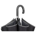 Kišobran automatik s plastičnom ručkom Golf Technology XXL Perletti 21824 crni-print / reflektirajući rub - Slika 2