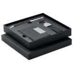 Set za vizitke+privjesak za ključeve+kemijska SCRIBI3 antracit - Slika 2