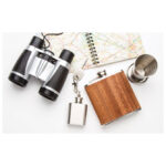 Pljoska metalna 30ml  privjesak za ključeve Anda AP807908 srebrna - Slika 3