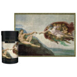 Puzzle 1000 kom tuba ART.11 Michelangelo "Creation of Adam (Sistine chapel)" Interdruk - Slika 2