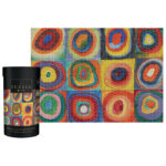 Puzzle 1000 kom tuba ART.12 Wassily Kandinsky "Squares with concentric circles" Interdruk - Slika 2