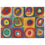 Puzzle 1000 kom tuba ART.12 Wassily Kandinsky "Squares with concentric circles" Interdruk - Slika 3