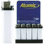 Upaljač jednokratni sjajni Atomic Reibrad bijeli - Slika 2