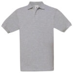 Majica kratki rukavi B&C Safran Polo 180g svijetlosiva 3XL!!