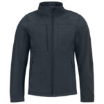 Jakna zip muška B&C Hooded Softshell tamnoplava XL!!