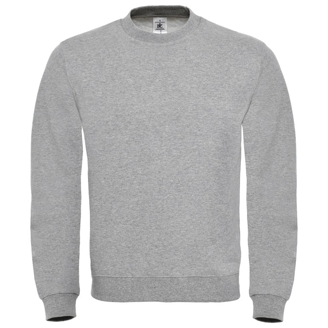 900001155 Majica dugi rukavi B&C ID.002 280g svijetlosiva M!! - Slika 1