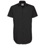Košulja muška kratki rukavi B&C Black Tie 135g crna M!!