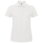 Majica kratki rukavi polo B&C ID.001/women 180g bijela S