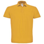 Majica kratki rukavi polo B&C ID.001 180g zlatno žuta L