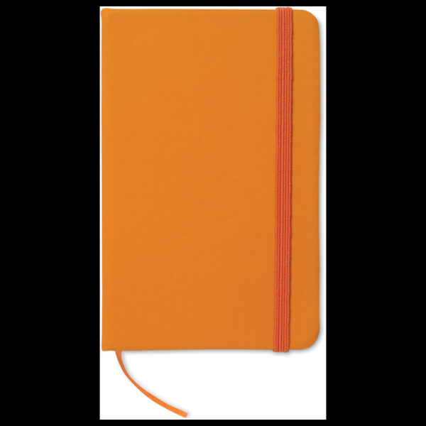 Notes A6 crte 96L šamoa s gumicom narančasti